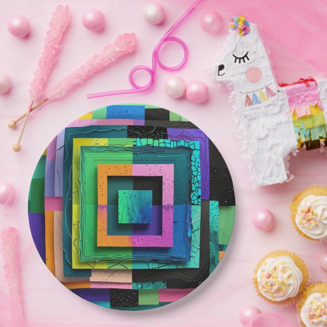 Plato De Papel Paper Plates for Teen/Adult Party (Fiesta)