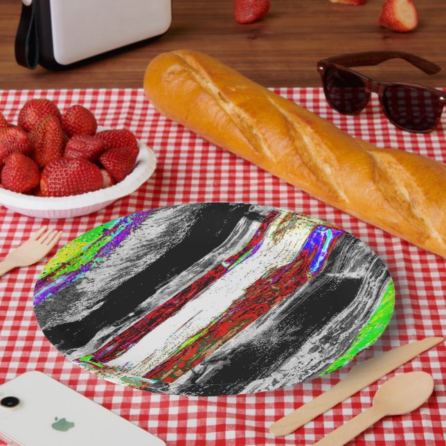 Plato De Papel Paper Plates – Reflection Layers (Picnic)