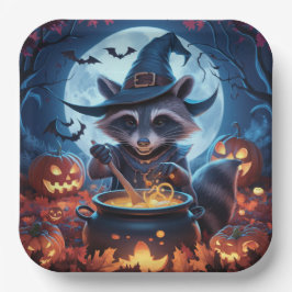 Plato De Papel Paper Plates Série 3 Raccoon 02