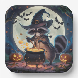 Plato De Papel Paper Plates Série 3 Raccoon 07