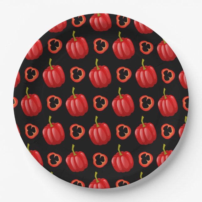 Plato De Papel Paprikos (Anverso)