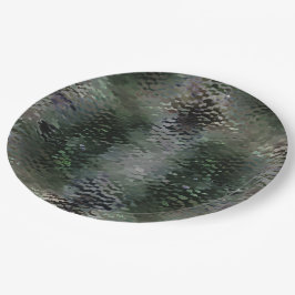 Plato De Papel Paquetes escamosos que flotan sobre fondos oscuros