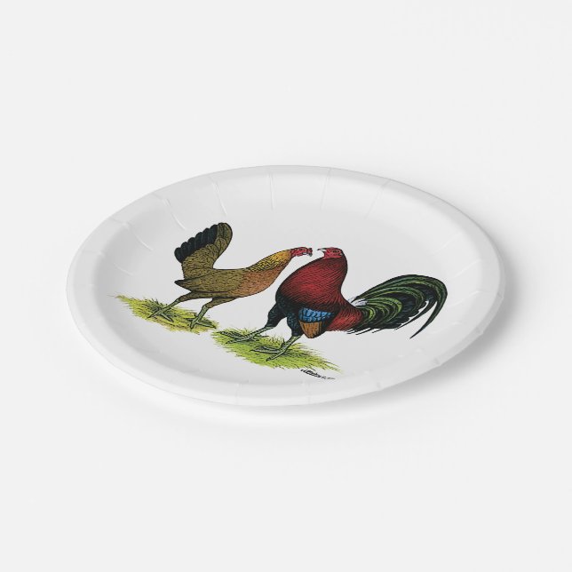 Plato De Papel Par de gafas (Angular)