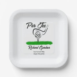 Plato De Papel Par Off for an UnForeGettable 50th Birthday Party