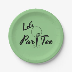 Plato De Papel Par Tee