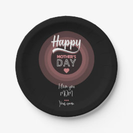 Plato De Papel Para alguien muy especial