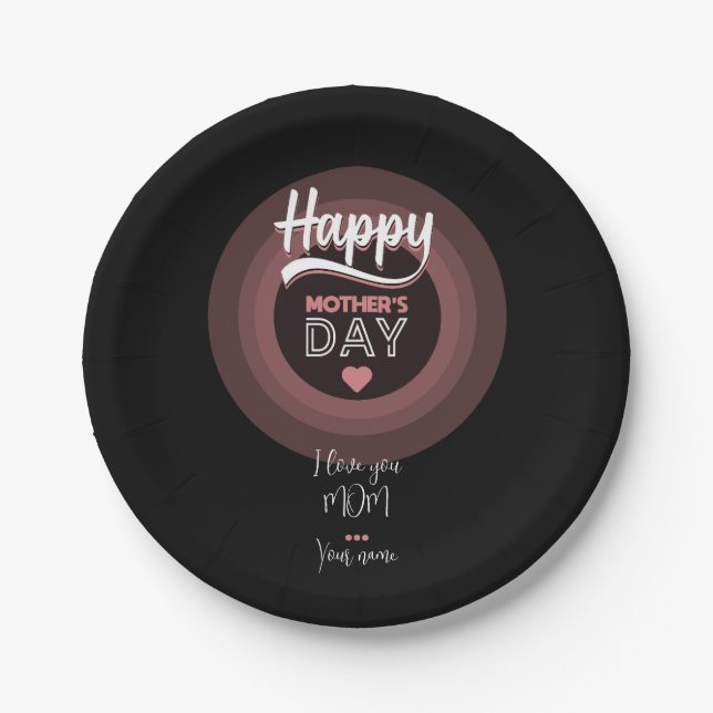 Plato De Papel Para alguien muy especial (Anverso)