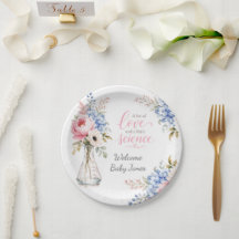 Plato de papel para baby shower: Destaca el viaje
