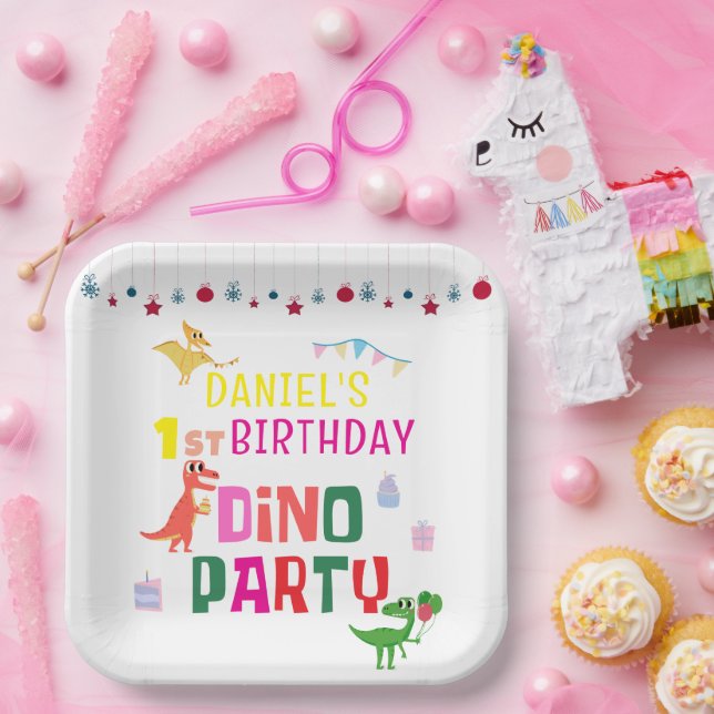 Plato de papel para cumpleaños de niños (Fiesta)