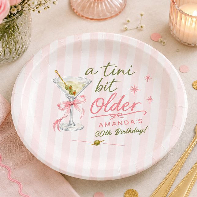 Plato de papel para cumpleaños Un poquito mayor (Subido por el creador)