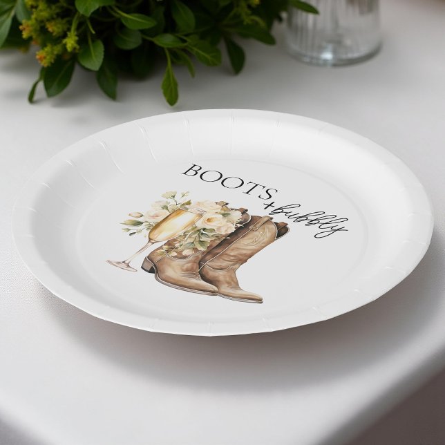Plato de papel para despedida de soltera Elegantes (Subido por el creador)