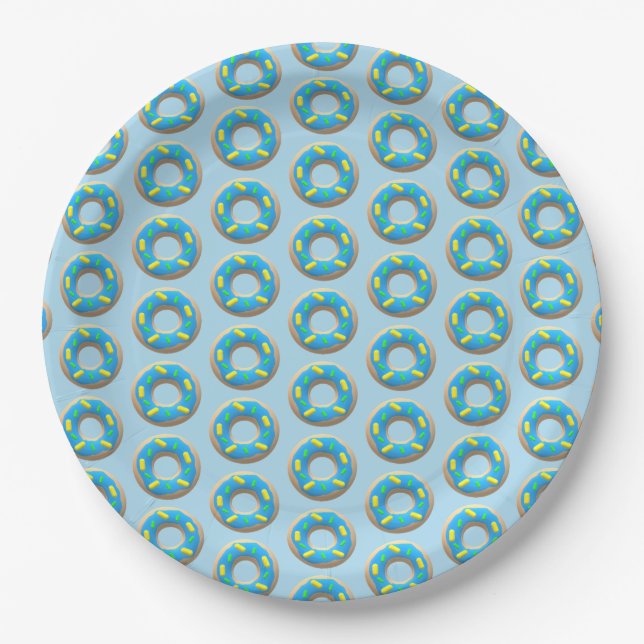 Plato de papel para donas (Anverso)