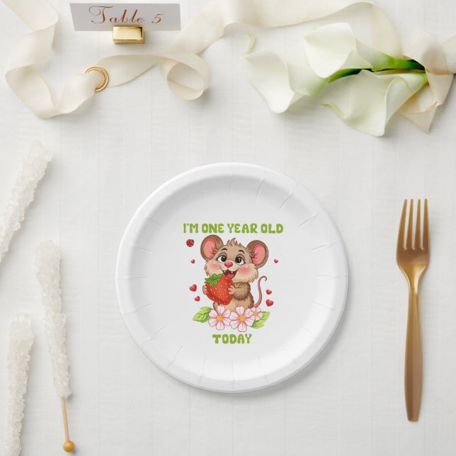 Plato de Papel para Fiesta (Boda)