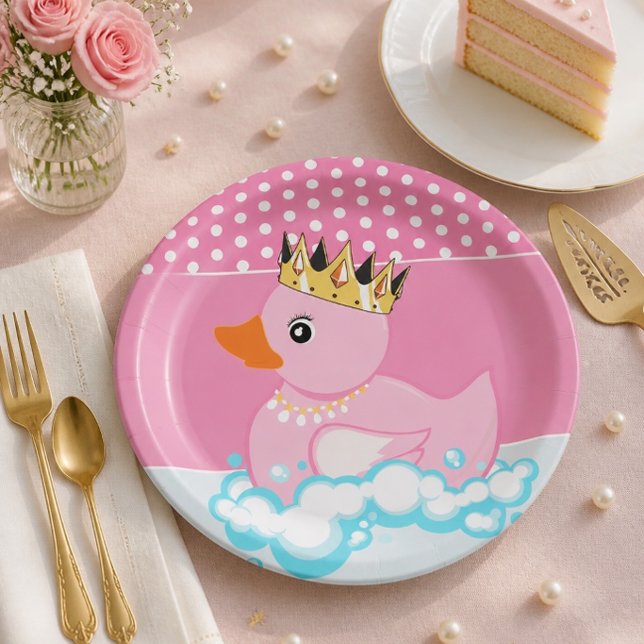 Plato de papel para fiesta de cumpleaños Pato de g (Subido por el creador)