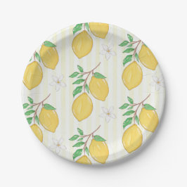 Plato de papel para fiesta de picnic de verano con