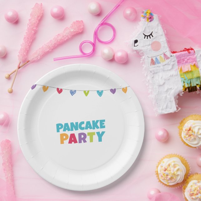 Plato de papel para fiesta personalizado (Fiesta)