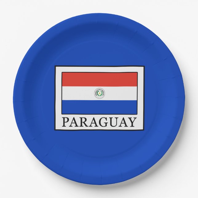 Plato De Papel Paraguay (Anverso)