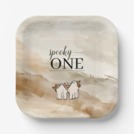 Plato De Papel Parche de calabaza