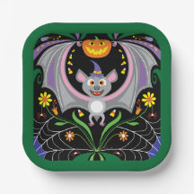 Parche de Calabaza Batty Medianoche
