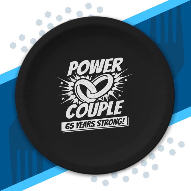 Plato De Papel Parejas casadas con 65 años de edad (Subido por el creador)