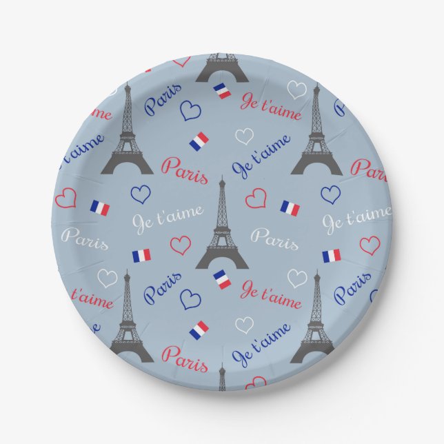 Plato De Papel París (Anverso)