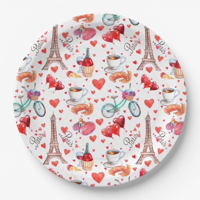 Plato De Papel París (Anverso)