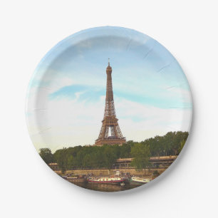 Plato De Papel París. Francia. Torre Eiffel.