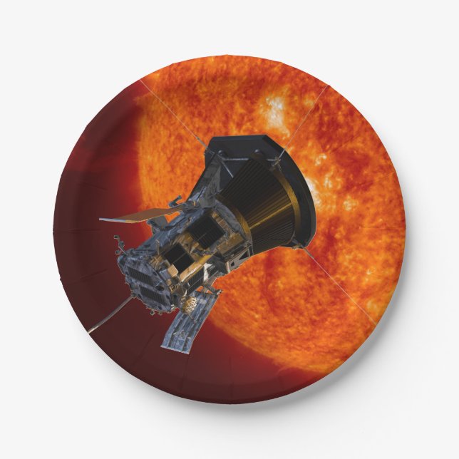 Plato De Papel Parker Solar Probe Spacecraft (Anverso)