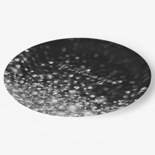 Plato De Papel Parking Silver personalizado