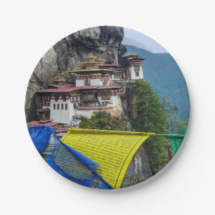 Plato De Papel Paro Taktsang: El monasterio nido del tigre - Butá
