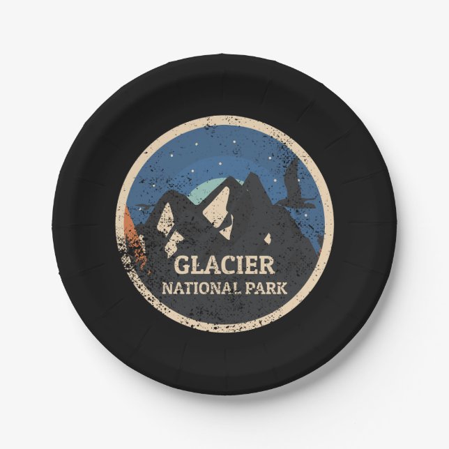 Plato De Papel Parque nacional Glaciar (Anverso)