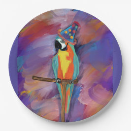 PLATO DE PAPEL PARROT