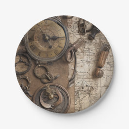 Plato De Papel Partida de cumpleaños del juego Escape Room