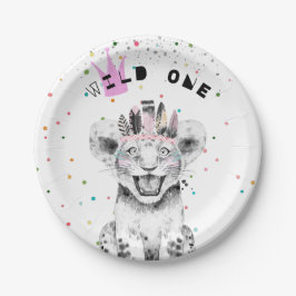 Plato De Papel Partido de cumpleaños de los Animales Fiestas mode