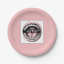 Plato De Papel Partido de Graduación de la Escuela Dental