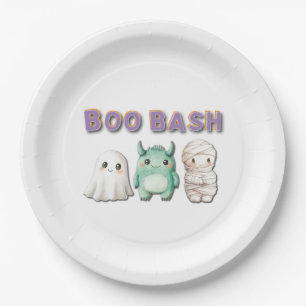 Plato De Papel Partido de Halloween de Cuto Costume