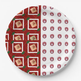 Plato De Papel party plates for christmas