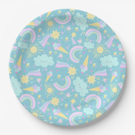 Plato De Papel  Party Plates to a magical birthday party.