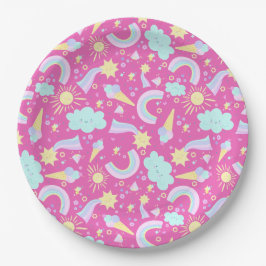 Plato De Papel  Party Plates to a magical birthday party.