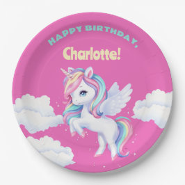 Plato De Papel  Party Plates to a magical birthday party.