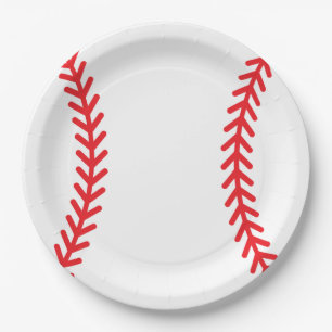 Plato De Papel ¡Pasa a la Placa! Placas temáticas de béisbol