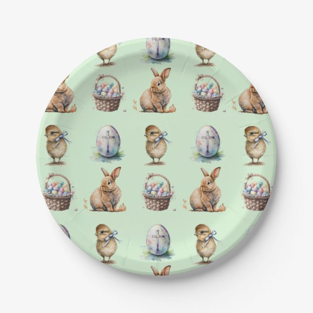 Plato De Papel Pascua (Anverso)