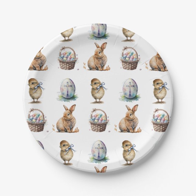 Plato De Papel Pascua (Anverso)