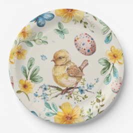 Plato De Papel Pascua de primavera 2