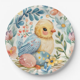 Plato De Papel Pascua de primavera 7