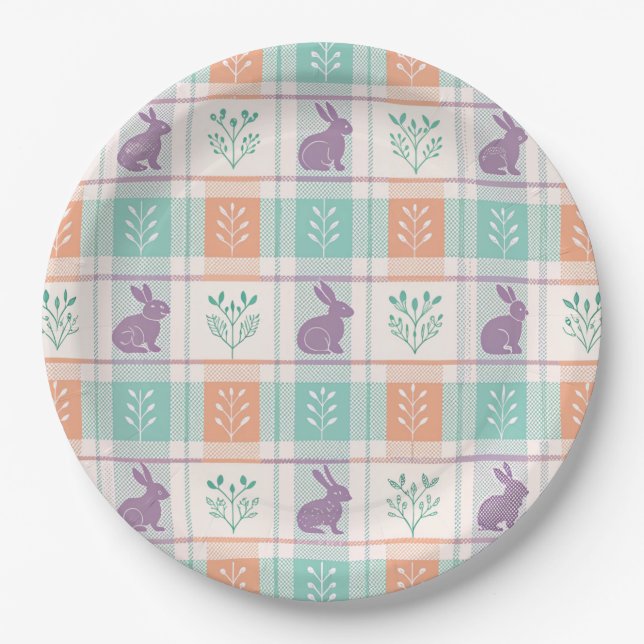 Plato De Papel Pascua Justa (Anverso)