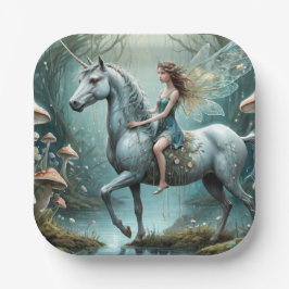Plato De Papel Paseo encantado