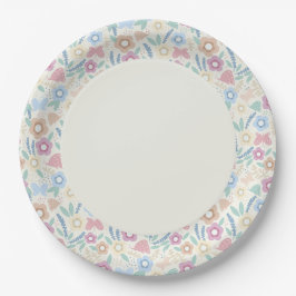 Plato de papel Paseo por los Jardines