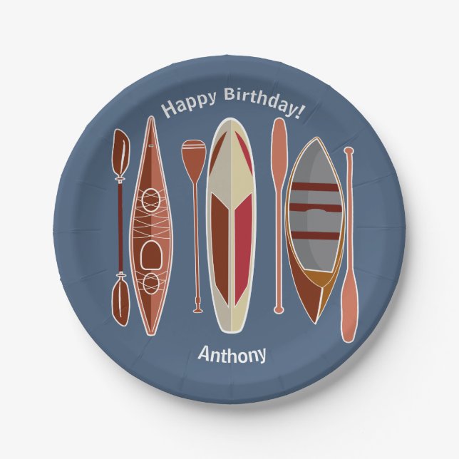 Plato De Papel Pasión de la paleta (Anverso)