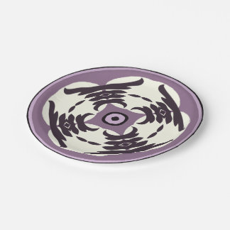 Plato De Papel Pasión púrpura